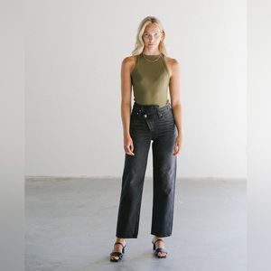 Agolde upsized criss cross jeans